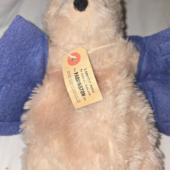 Paddington Bear Beanie Vintage Original Gabrielle Designs 1977 Collectible Rare - Picture 3 of 12